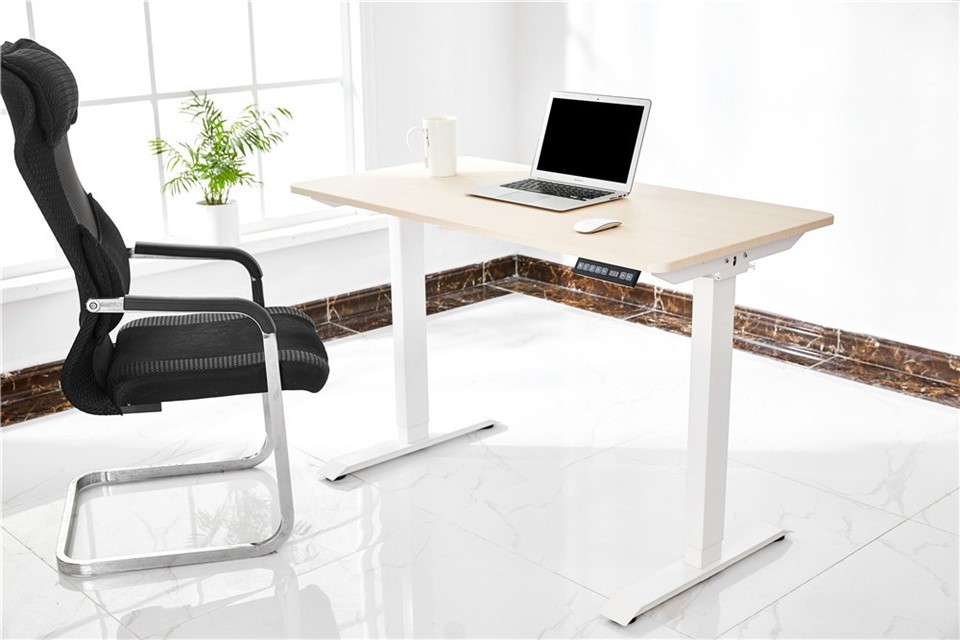 Dual Electric Motor Desk Frame