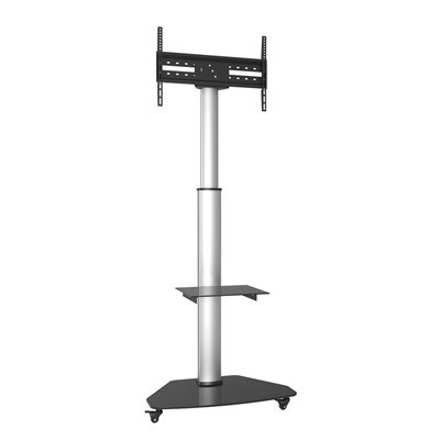 Aluminum TV Cart with AV Shelf